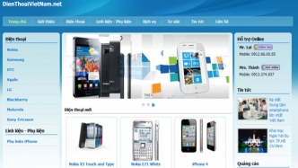 Thiết Kế Website Bán Điện Thoại
