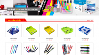 Thiết Kế Website Bán Đồ Văn Phòng Phẩm