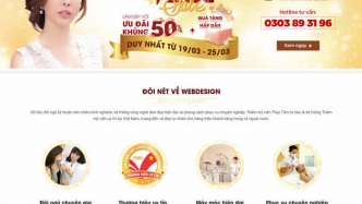 Thiết Kế Website Bán Mỹ Phẩm Spa Thẩm Mỹ Viện