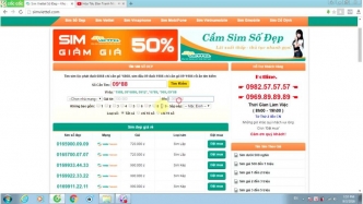 Thiết Kế Website Bán Sim Số Đẹp