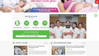 Thiết Kế Website Bệnh Viện Đa Khoa