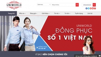 Thiết Kế Website Ngành May Mặc Đồng Phục