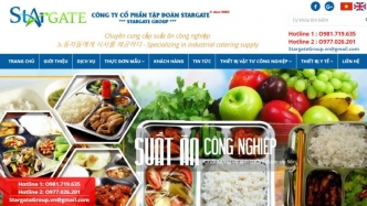 Thiết Kế Website Ngành Suất Ăn Công Nghiệp