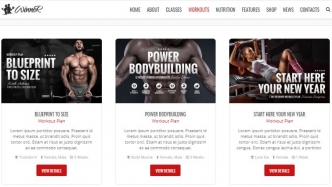 Thiết Kế Website Phòng Tập Gym Yoga