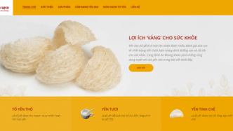 Thiết Kế Website Yến Sào