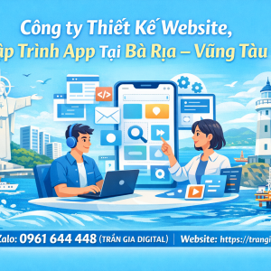 C&ocirc;ng ty Thiết Kế Website, Lập Tr&igrave;nh App Tại B&agrave; Rịa &ndash; Vũng T&agrave;u | 0961644448 Trần Gia Digital