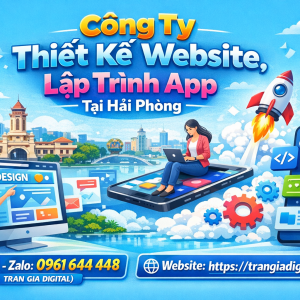 C&ocirc;ng ty Thiết Kế Website, Lập Tr&igrave;nh App Tại Hải Ph&ograve;ng | 0961644448 Trần Gia Digital