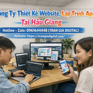 C&ocirc;ng ty Thiết Kế Website, Lập Tr&igrave;nh App Tại Hậu Giang | 0961644448 Trần Gia Digital