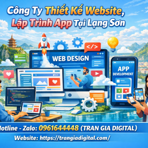 C&ocirc;ng ty Thiết Kế Website, Lập Tr&igrave;nh App Tại Lạng Sơn | 0961644448 Trần Gia Digital