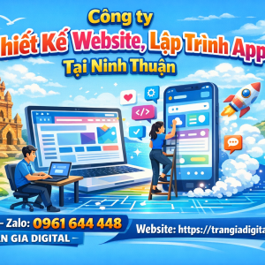 C&ocirc;ng ty Thiết Kế Website, Lập Tr&igrave;nh App Tại Ninh Thuận | 0961644448 Trần Gia Digital