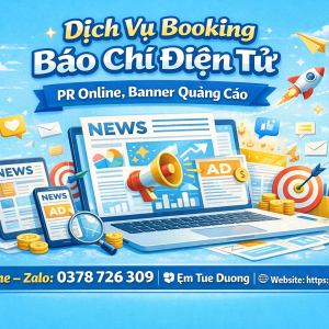 Dịch Vụ Booking B&aacute;o Ch&iacute; Điện Tử, PR Online, Banner Quảng C&aacute;o | Danaseo - 0378726309