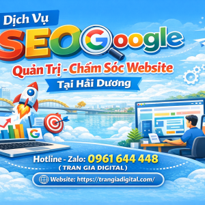 Dịch Vụ SEO Google, Quản Trị Chăm S&oacute;c Website Tại Hải Dương| Trần Gia Digital - 0378726309 