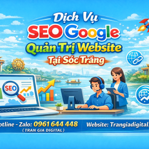 Dịch Vụ SEO Google, Quản Trị Chăm S&oacute;c Website Tại S&oacute;c Trăng| Trần Gia Digital - 0378726309 