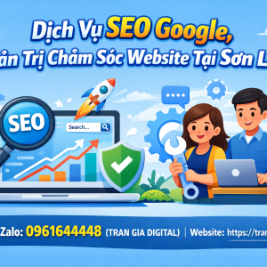 Dịch Vụ SEO Google, Quản Trị Chăm S&oacute;c Website Tại Sơn La| Trần Gia Digital - 0378726309 