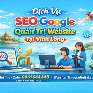 Dịch Vụ SEO Google, Quản Trị Chăm S&oacute;c Website Tại Vĩnh Long| Trần Gia Digital - 0378726309 