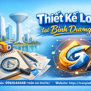 Thiết kế logo tại B&igrave;nh Dương chuy&ecirc;n nghiệp, s&aacute;ng tạo |Trần Gia Digital - 0961644448 