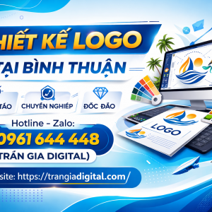 Thiết kế logo tại B&igrave;nh Thuận chuy&ecirc;n nghiệp, s&aacute;ng tạo| 0961644448 Trần Gia Digital