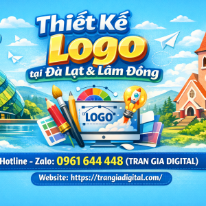 Thiết kế logo tại Đ&agrave; Lạt v&agrave; L&acirc;m Đồng &ndash; 0961644448 Trần Gia Digital
