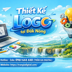 Thiết kế logo tại Đắk N&ocirc;ng uy t&iacute;n &ndash; 0961644448 Trần Gia Digital