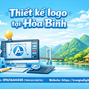 Thiết kế logo tại H&ograve;a B&igrave;nh chuy&ecirc;n nghiệp &ndash; 0961644448 Trần Gia Digital