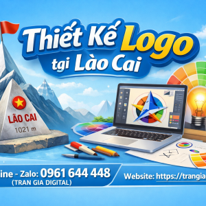 Thiết kế logo tại L&agrave;o Cai chuy&ecirc;n nghiệp &ndash; 0961644448 Trần Gia Digital