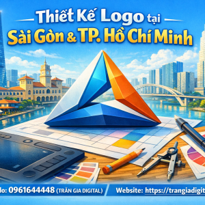 Thiết kế logo tại S&agrave;i G&ograve;n v&agrave; TP. Hồ Ch&iacute; Minh &ndash; 0961644448 Trần Gia Digital