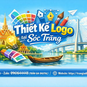 Thiết kế logo tại S&oacute;c Trăng chuy&ecirc;n nghiệp &ndash; 0961644448 Trần Gia Digital