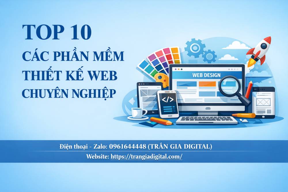 Top 10 các phần mềm thiết kế web chuyên nghiệp và dễ dùng nhất