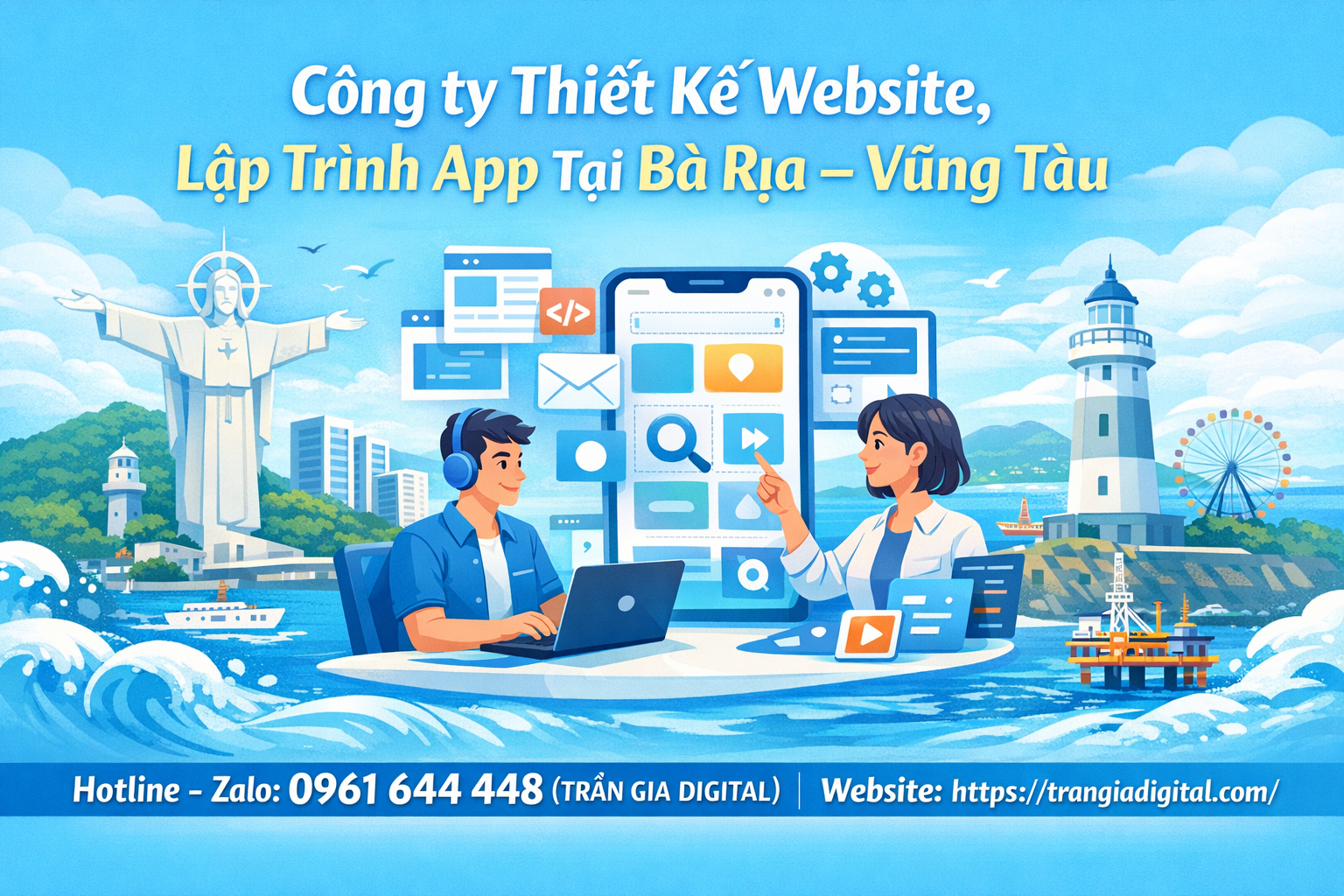 Công ty Thiết Kế Website, Lập Trình App Tại Bà Rịa – Vũng Tàu