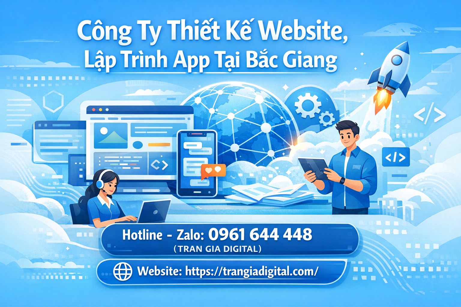 Thiết Kế Website, lập trình app tại Bắc Giang