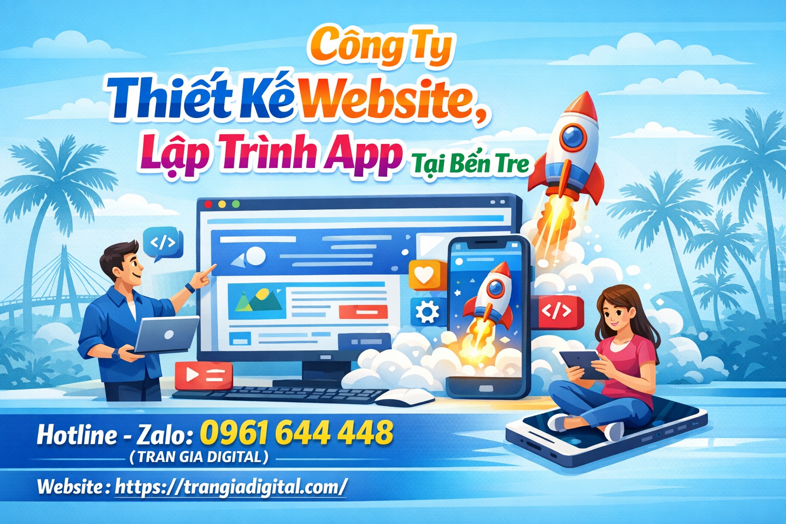 Công ty Thiết Kế Website, Lập Trình App Tại Bến Tre