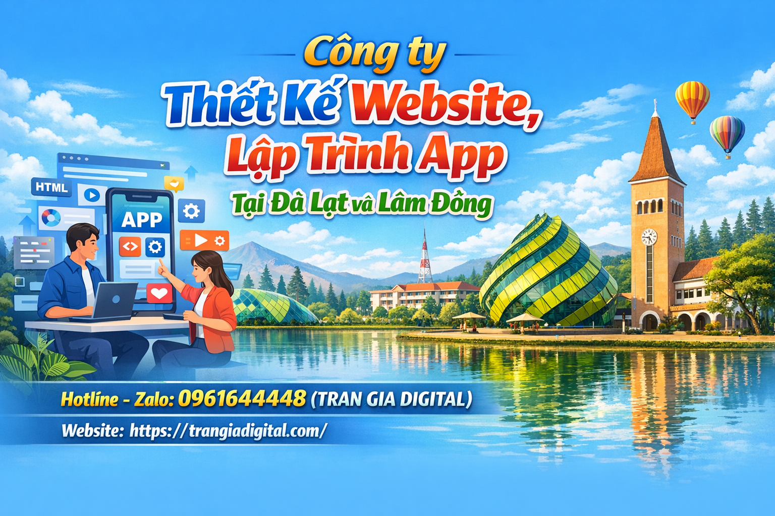 Công ty Thiết Kế Website, Lập Trình App Tại Đà Lạt và Lâm Đồng