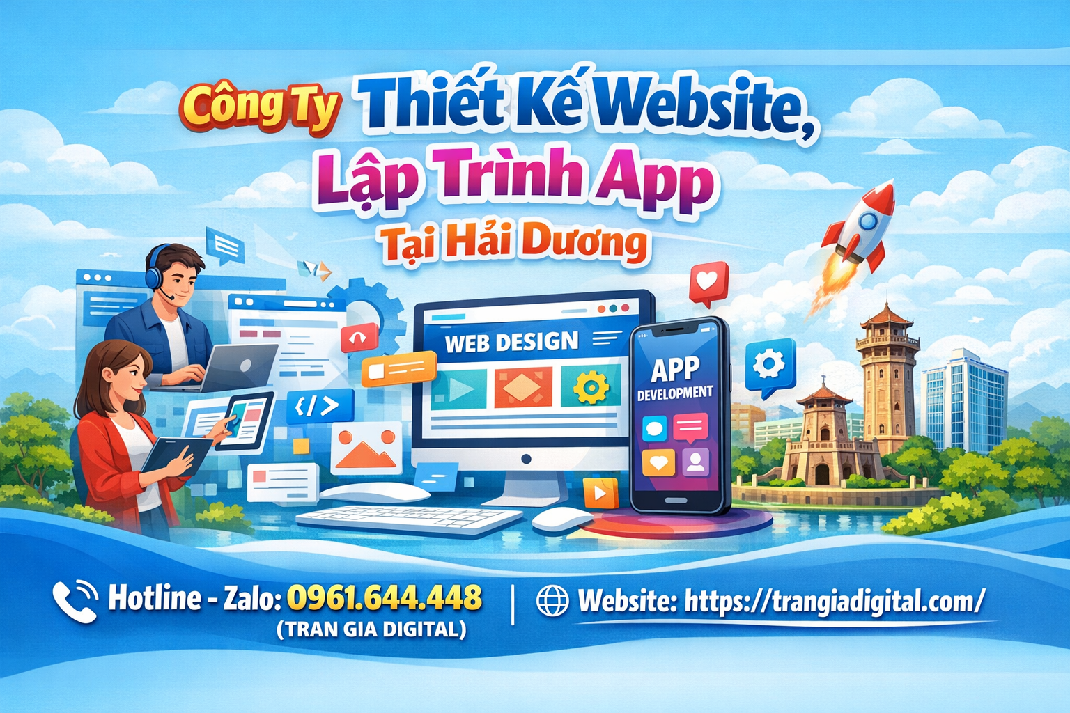 Công ty Thiết Kế Website, Lập Trình App Tại Hải Dương