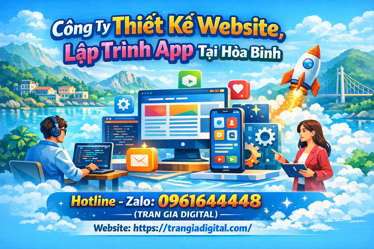 Công ty Thiết Kế Website, Lập Trình App Tại Hòa Bình