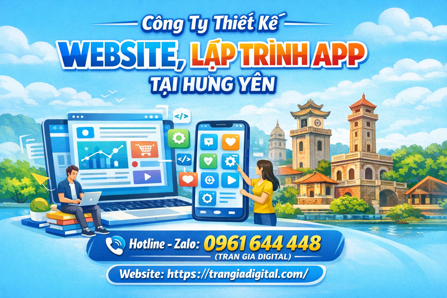 Công ty Thiết Kế Website, Lập Trình App Tại Hưng Yên