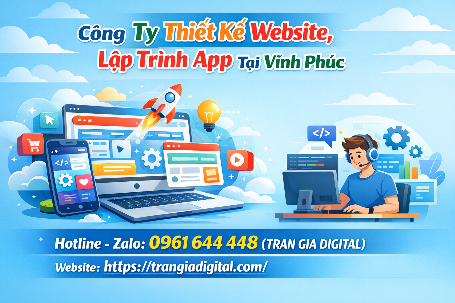 Công ty Thiết Kế Website, Lập Trình App Tại Vĩnh Phúc