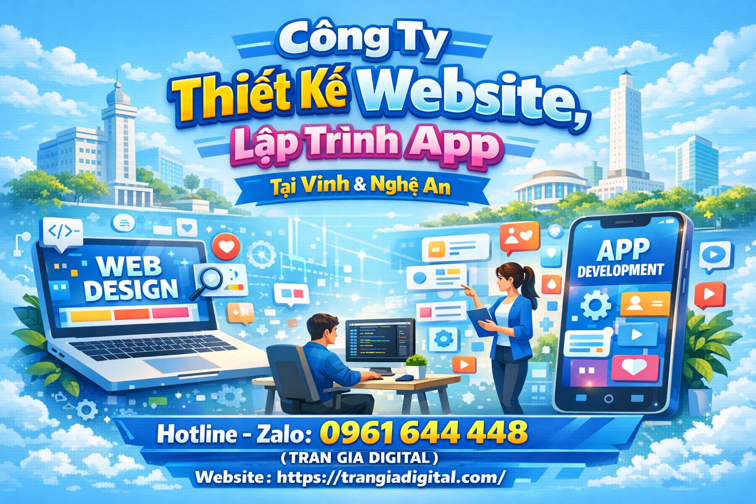 Công ty Thiết Kế Website, Lập Trình App Tại Vinh và Nghệ An