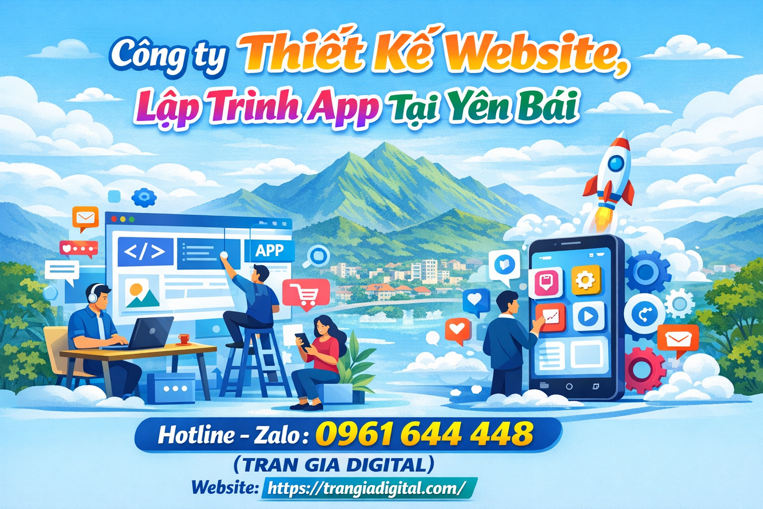 Công ty Thiết Kế Website, Lập Trình App Tại Yên Bái 