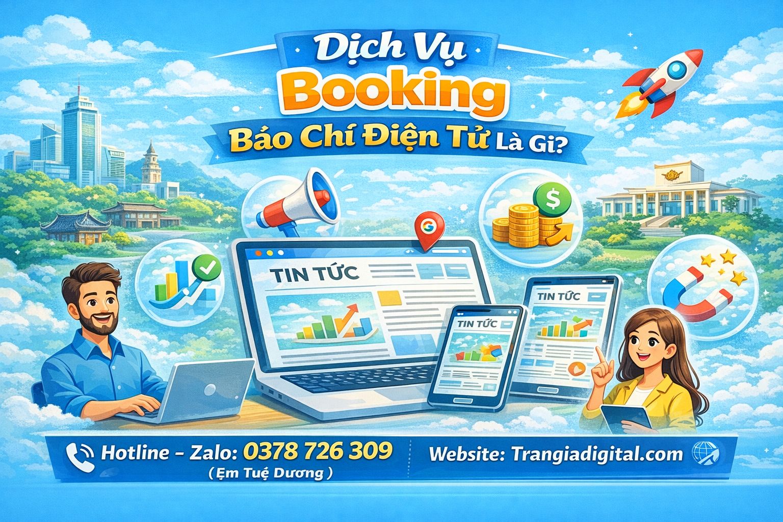 Dịch vụ booking báo chí điện tử là gì?