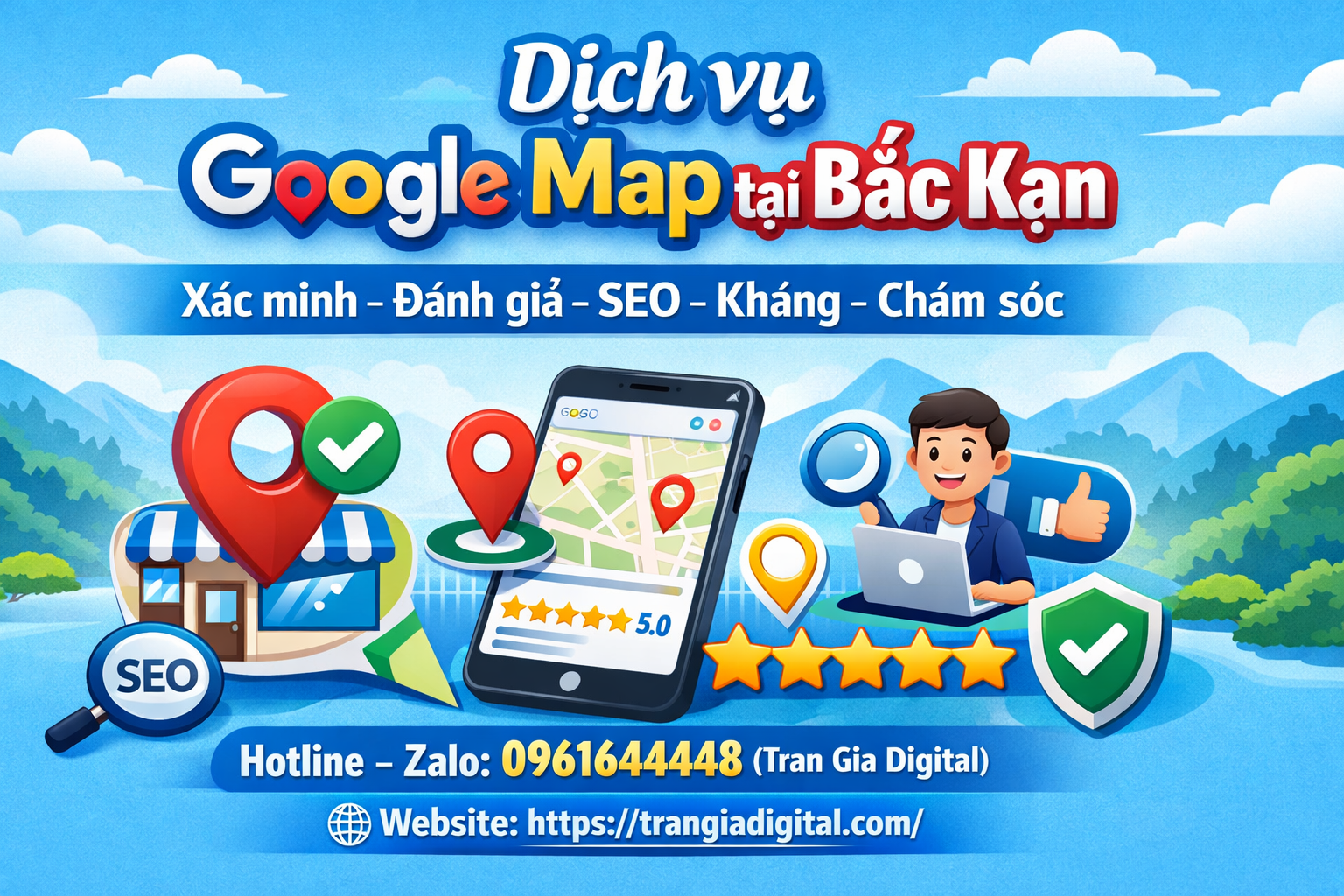 Dịch vụ Google Map tại Bắc Kạn