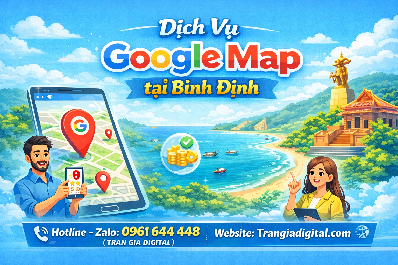 Dịch vụ Google Map tại Bình Định