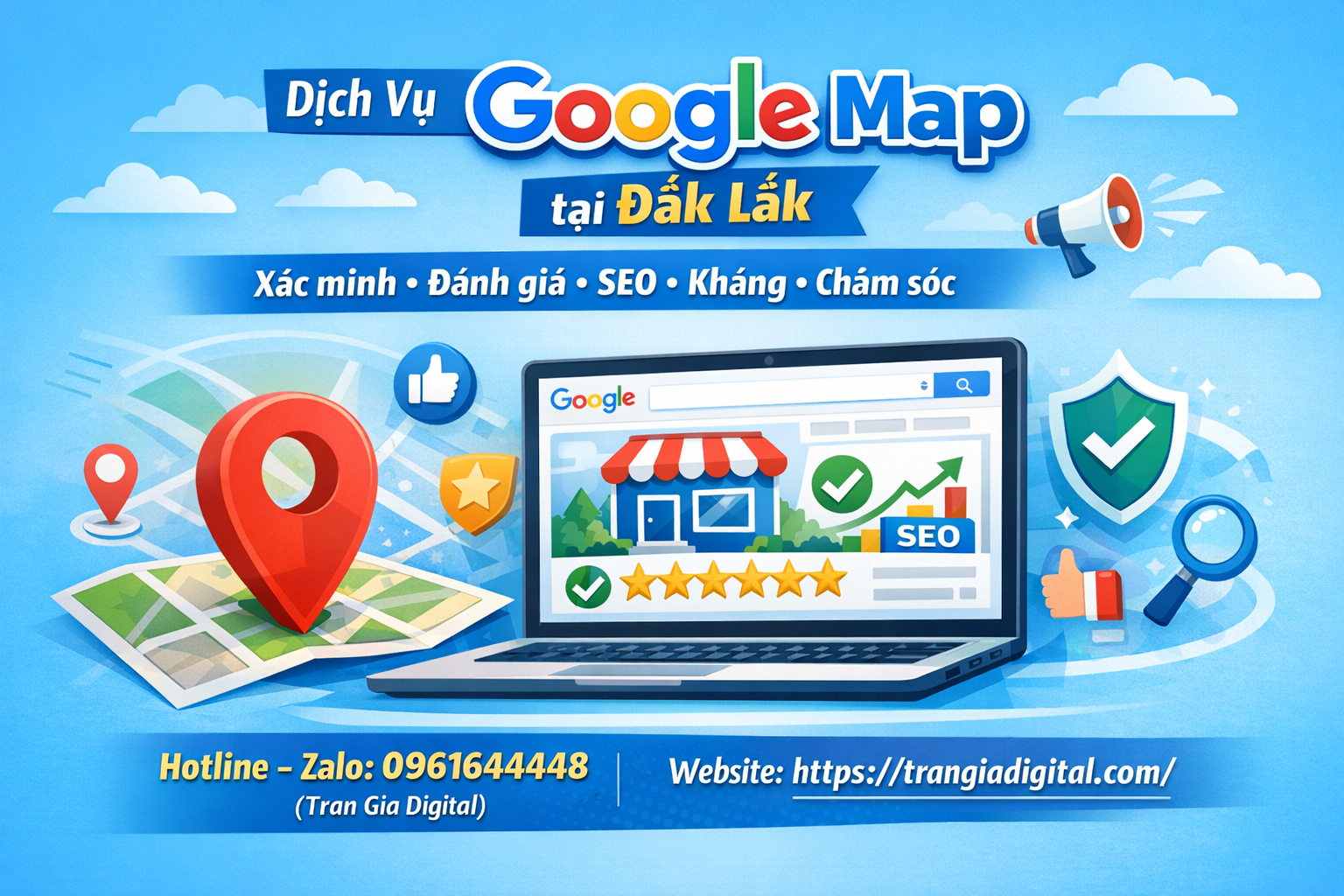 Dịch vụ Google Map tại Đắk Lắk