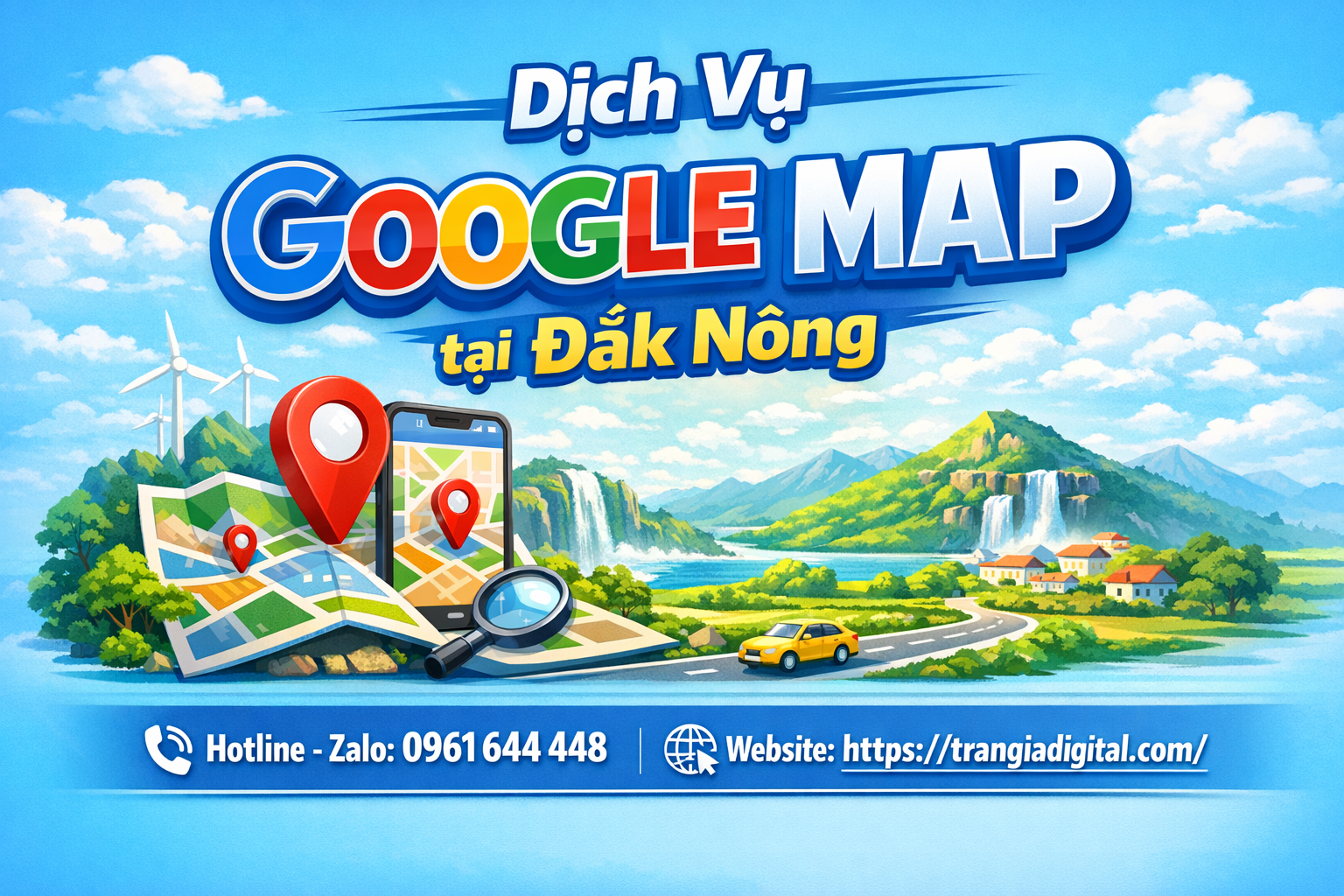 Dịch vụ Google Map tại Đắk Nông