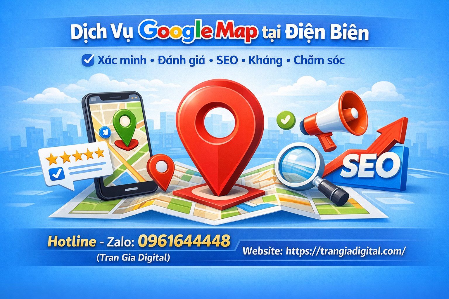 Dịch vụ Google Map tại Điện Biên