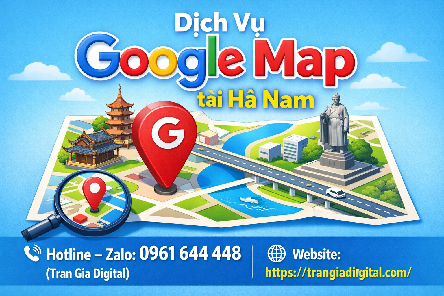 Dịch vụ Google Map tại Hà Nam