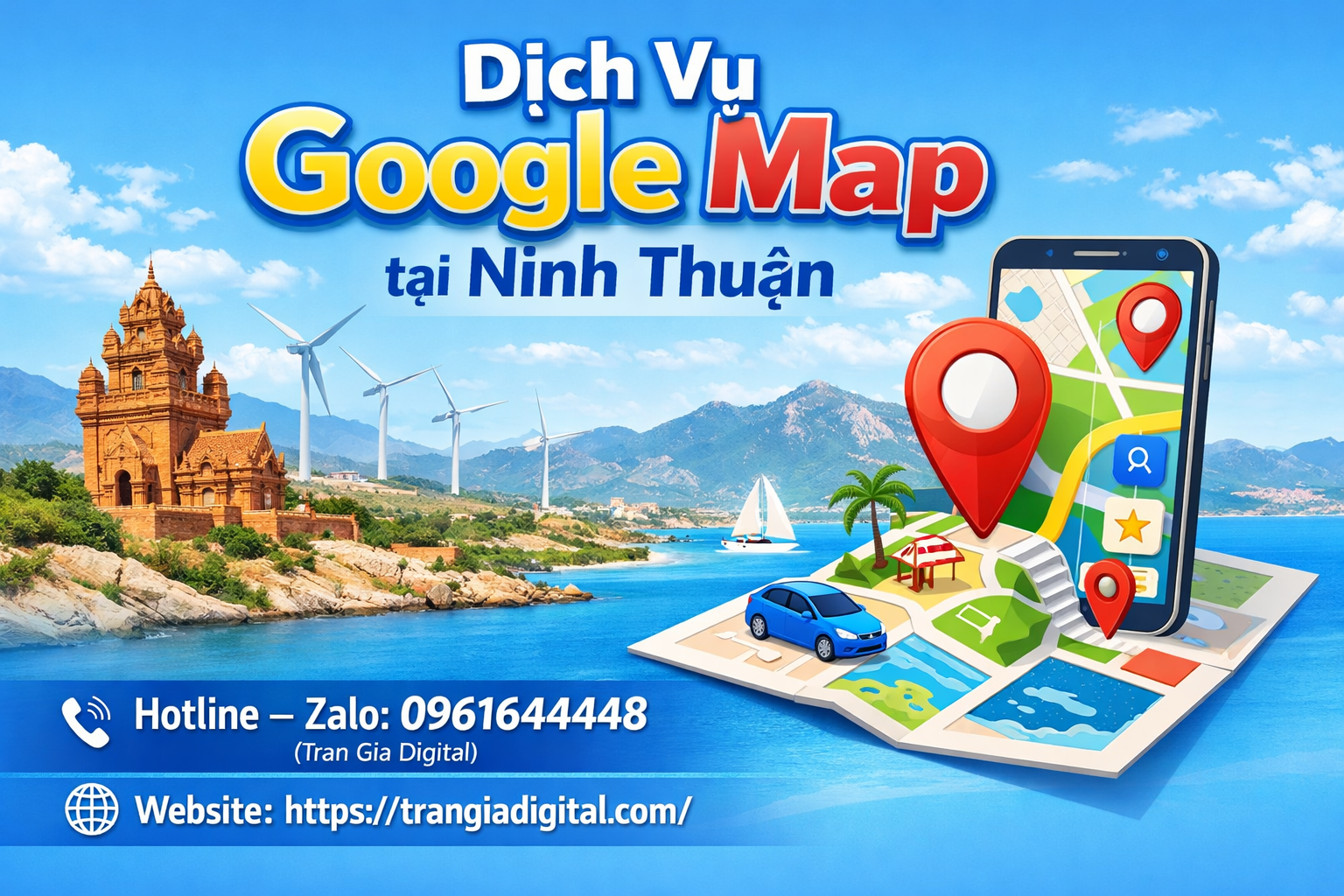 Dịch vụ Google Map tại Ninh Thuận