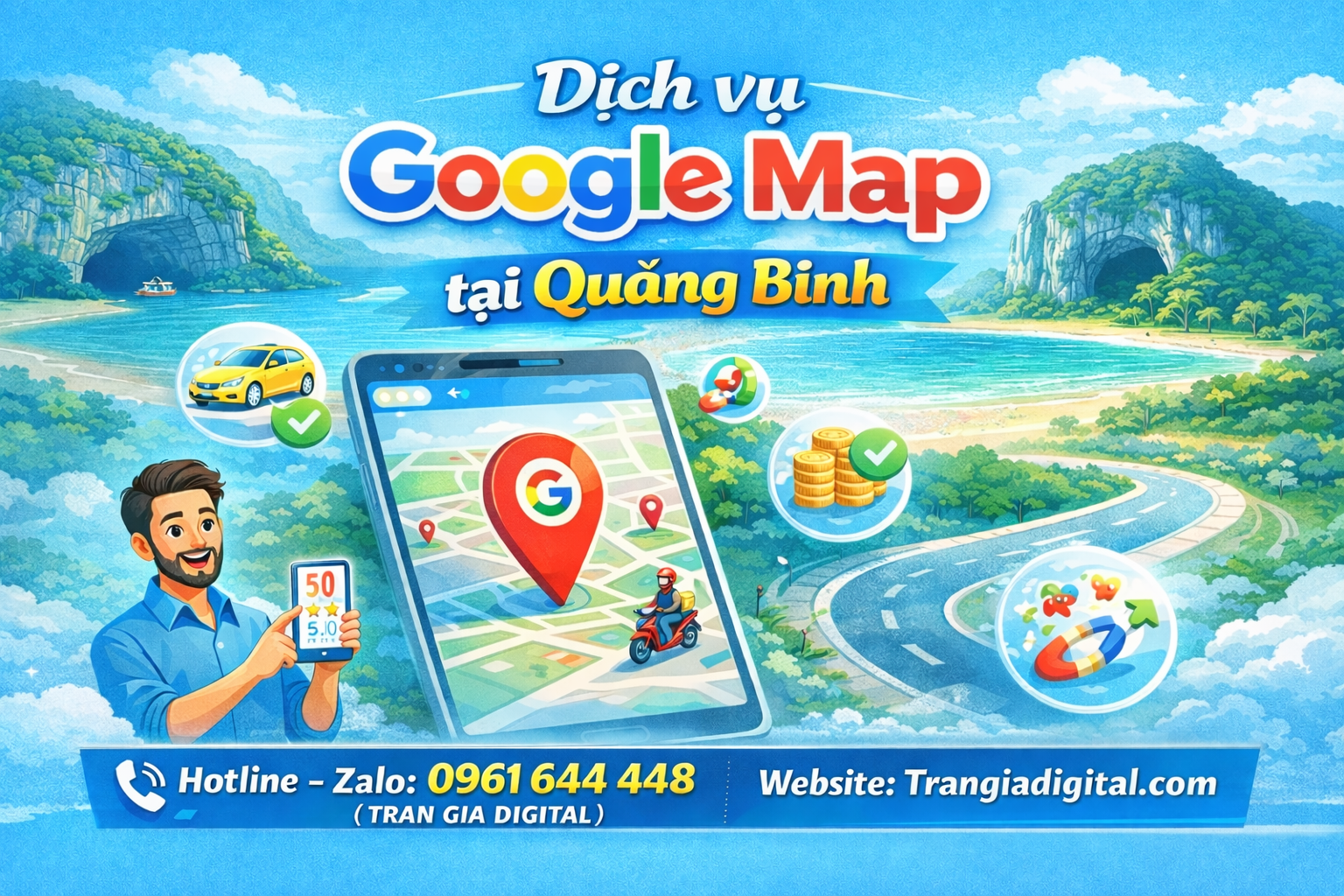Dịch vụ Google Map tại Quảng Bình