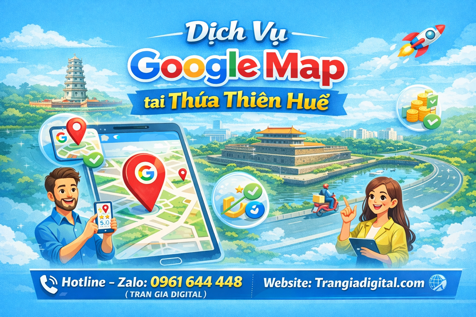 dịch vụ Google Map tại Thừa Thiên Huế