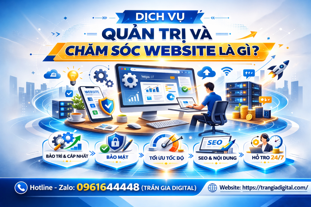 Dịch vụ quản trị và chăm sóc website là gì?