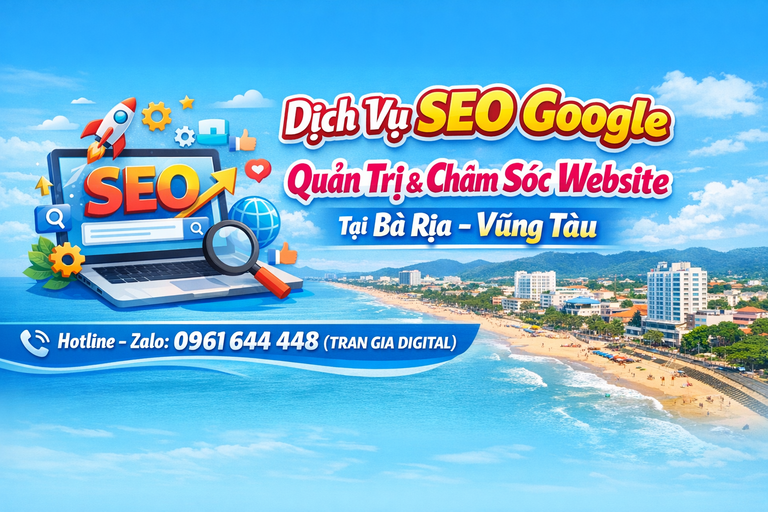 Dịch Vụ SEO Google, Chăm Sóc Website tại Bà Rịa – Vũng Tàu 
